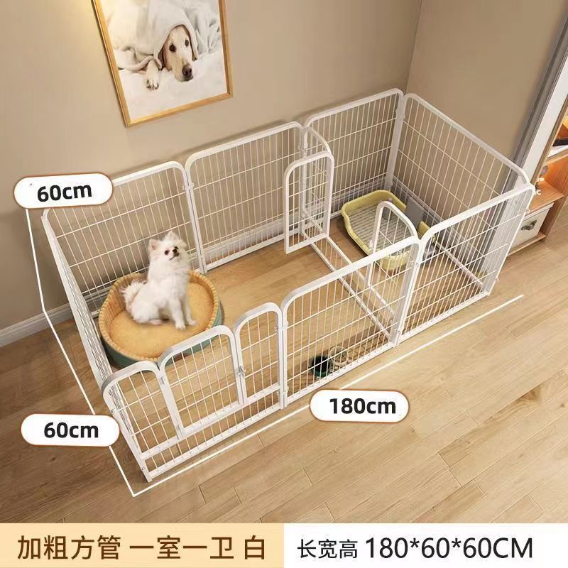 狗狗笼子狗围栏家用室内中大型犬狗笼子宠物栅栏自由组合带隔离门|undefined