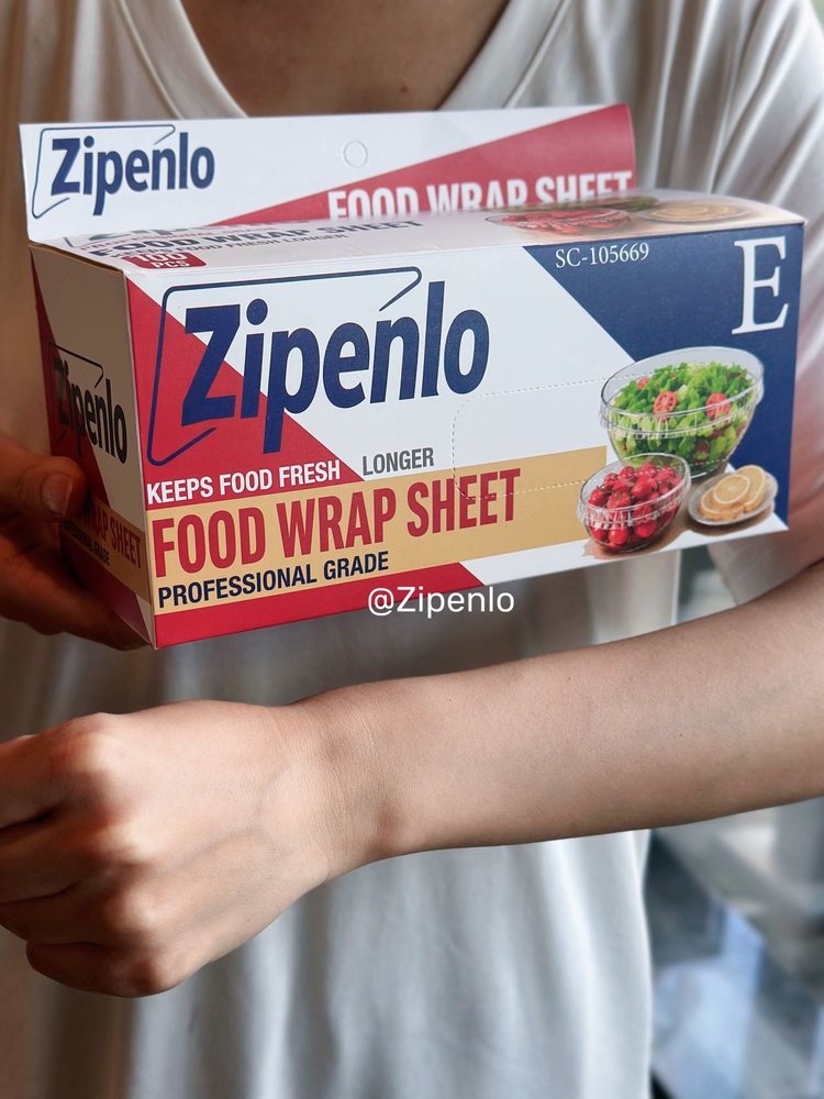 Zipenlo Yüksek Basınçlı Tek Kullanımlık Gıda Koruma Filmi Seti Gıda Sınıfı Ev Kullanımı Plastik Kapak Elastik Esnek Toptan