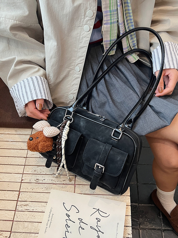 女包复古小众手提包包女2025秋季韩版时尚腋下包大容量通勤单肩包|undefined