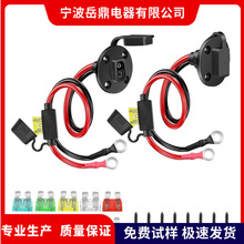 SAE �����ȱڶ˿���O�έh�����B����12AWG 3.3FT SAE 10A 15A 20A