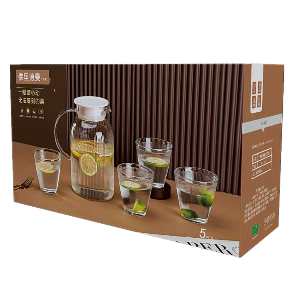 Capacious set, glass teapot, light luxury style, Birthday gift