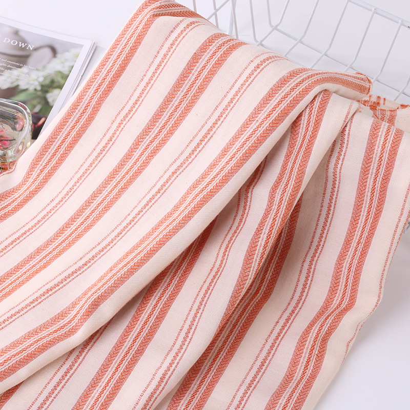 tr西装面料交织彩条纹罗缎色织宽条纹面料春夏季女装衬衫长裙面料