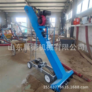水稻装袋机 汽油自走式收谷双口袋小麦玉米灌袋机