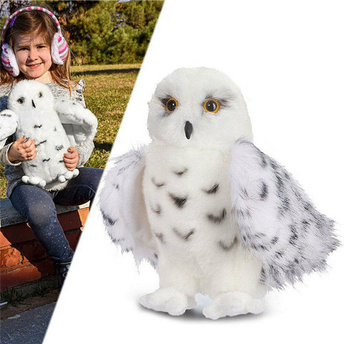 AliExpress Best Selling Snow White Simulation Animal Doll Cute Snow Owl Plush Owl Doll Children's Soft Pillow