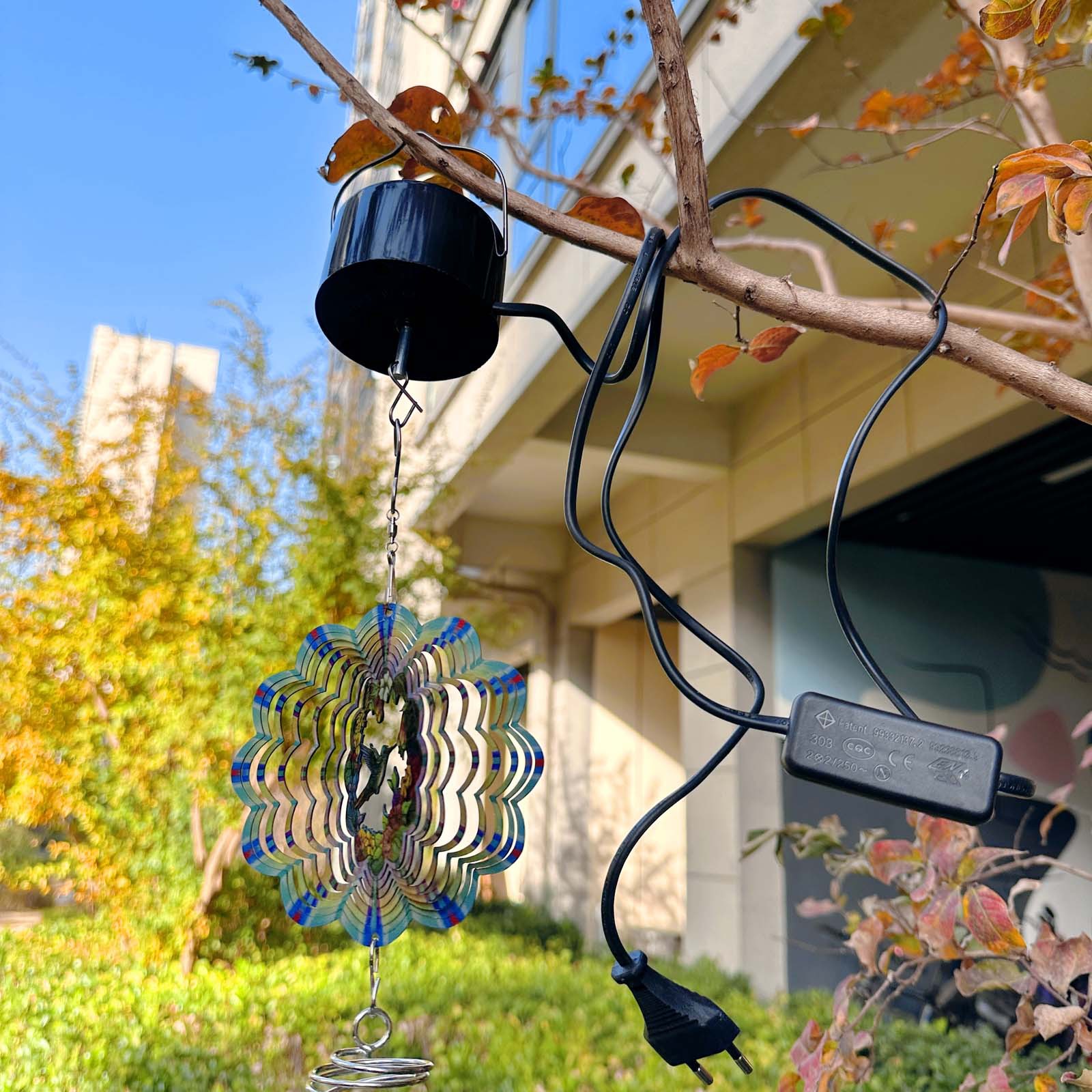 Electric Rotating Wind Spinner Motor For Hanging Garden Ornaments_voghion.com