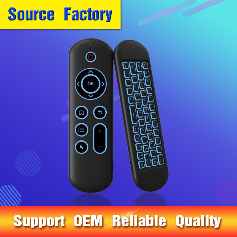 M 5空中飛鼠リモコンbluetooth + 2.4gダブルモードバックライト赤外知能リモコン付きアンドロイドセットトップボックス|undefined