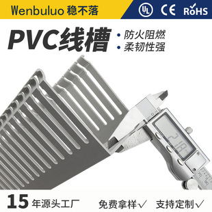 Manufacturer Customized Plastic Pvc Cable Duct Flame-Retardant Open Gray Industrial Cable Management Duct Wiring Duct Line Duct Cable Tray