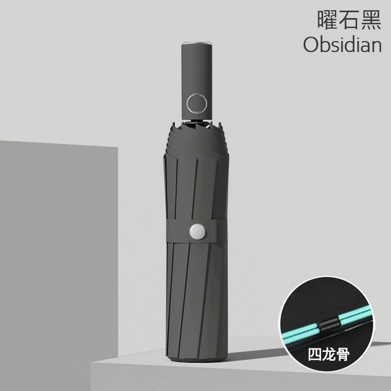 Folding high quality tower, children's automatic men's big umbrella, fully automatic, increased thickness