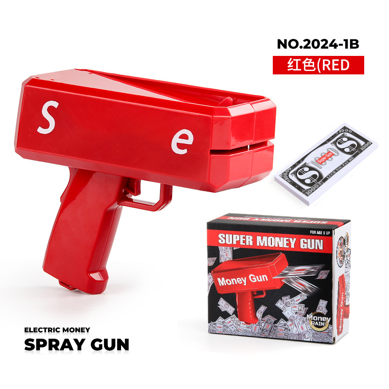 Pistola eléctrica de pulverización de dinero Pistola de dinero Juguetes Pistola de juguetes Bones de juguetes Juguetes Pistolas de boda image 29