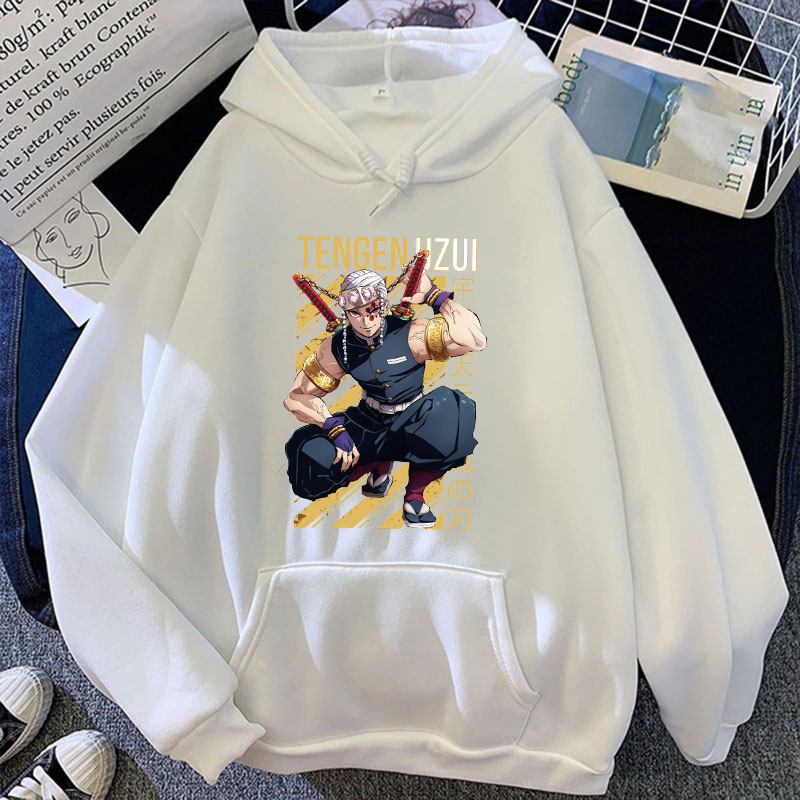New Fashion Anime Uzui Tengen Printing Hoodies Unisex
