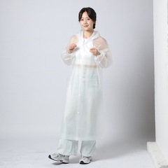New Non-disposable Fashion Raincoat for Adults and Children, Outdoor Travel Rafting Portable One-piece Raincoat with EVA Material