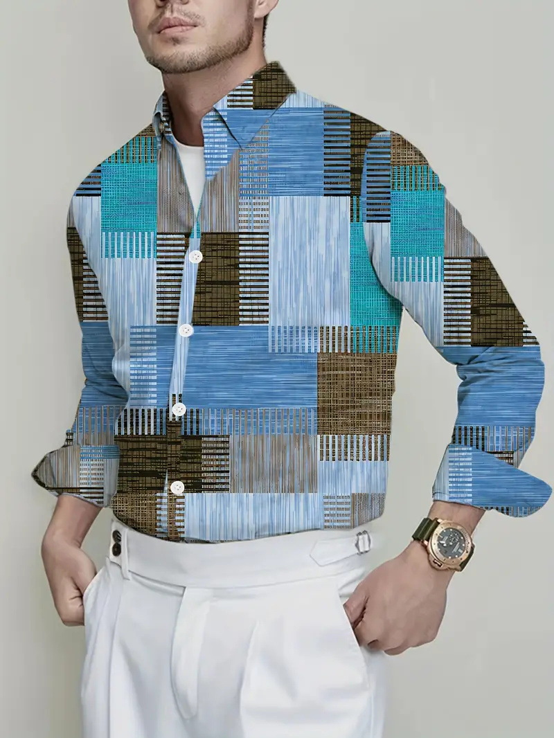 Comercio exterior europeo y americano Amazon 2025 nueva tendencia de la moda casual todo fósforo camisa de manga larga de alta calidad MB12