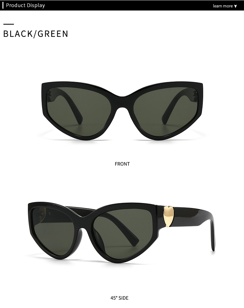 2024 European and American fashion catwalk small frame butterfly sunglasses women tide sunglasses sunglasses cross-border 9234_voghion.com