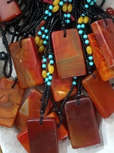 厂家大量批发战国红平安无事牌原石挂件牌子 男女都通用挂件