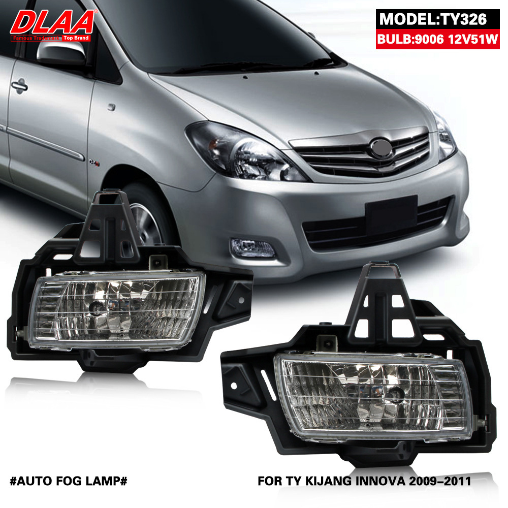 Aplicable a Toyota 09 10 11 años Innova conjunto de lámpara de niebla delantera Innova luz diurna luz de barra de luz