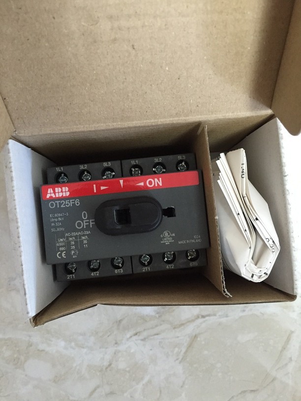 *OT25F6 1SCA104880R1001 ABB 6极刀开关 全新原装现货议价
