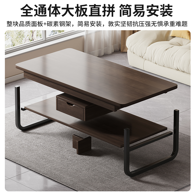 Mesa de té pequeña sala de estar estante doméstico simple mesa moderna simple sofá creativo cuadrado mesa de té pequeña