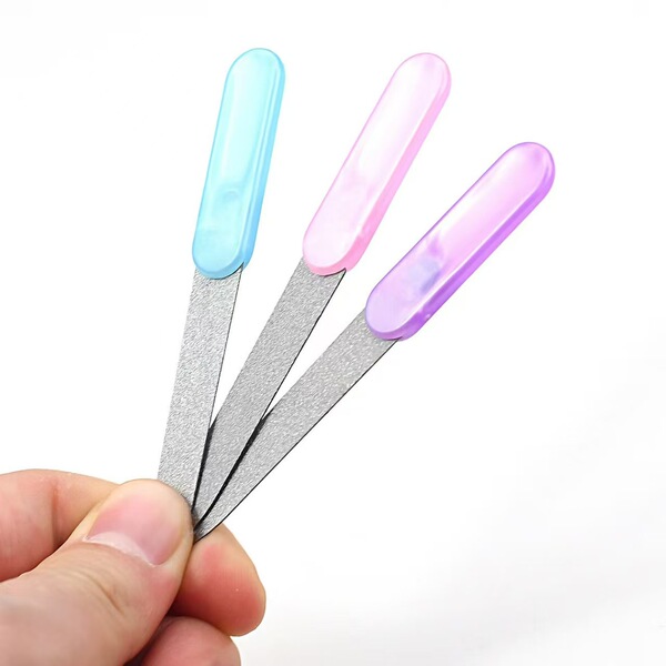 matte hygienic file stainless steel for nails for manicure