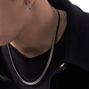 Necklace stainless steel hip-hop style, lightening hair dye