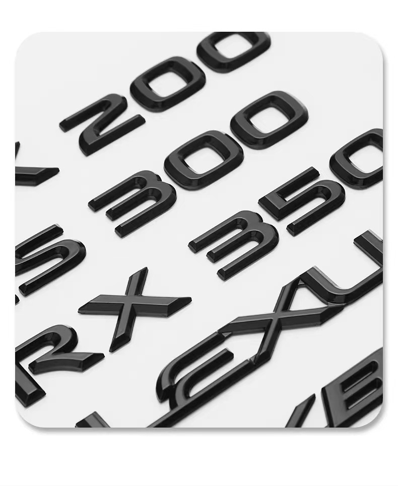 Applicable to Lexus Lexus logo GX400 GX460 LX450 LX470 modified displacement rear labeling