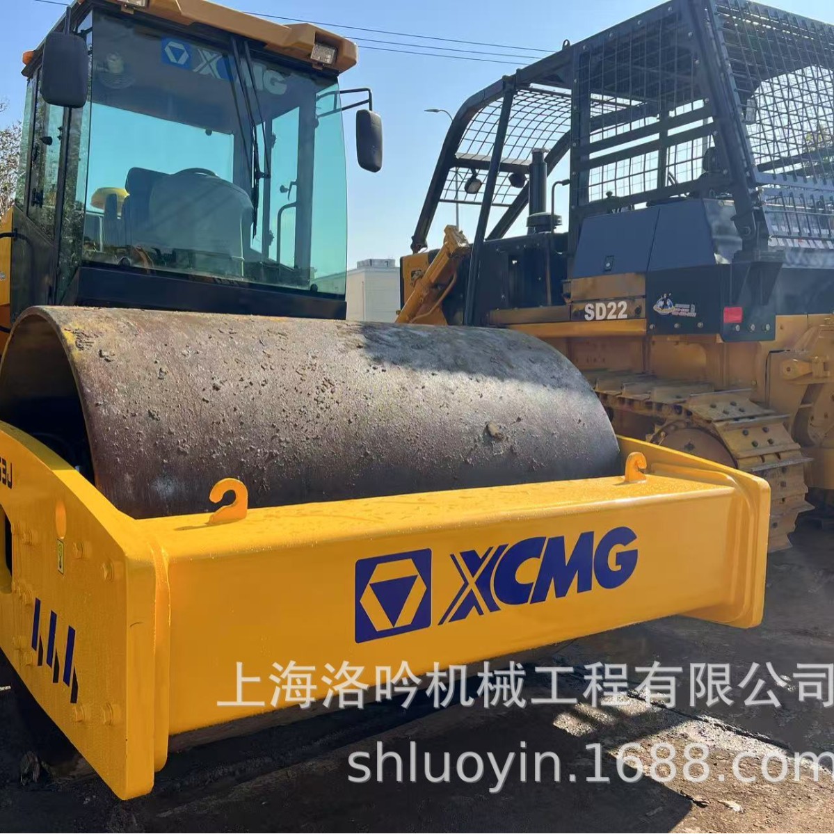 XCMG XS223 rodillo vibratorio de barra horizontal     22 toneladas de rodillos XCMG se pueden exportar a África