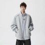 春秋男女立领美式卫衣