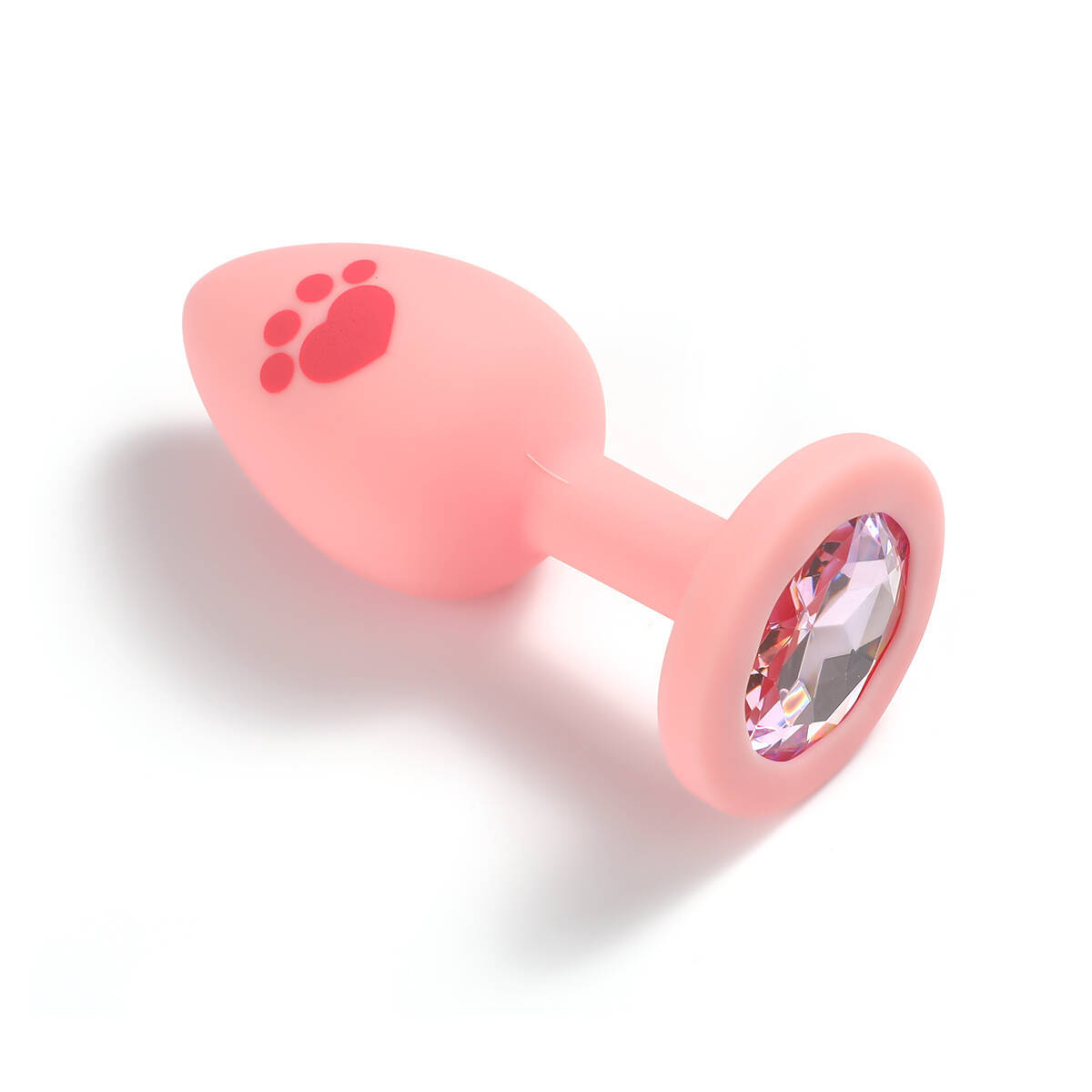 Pink silicone anal plug