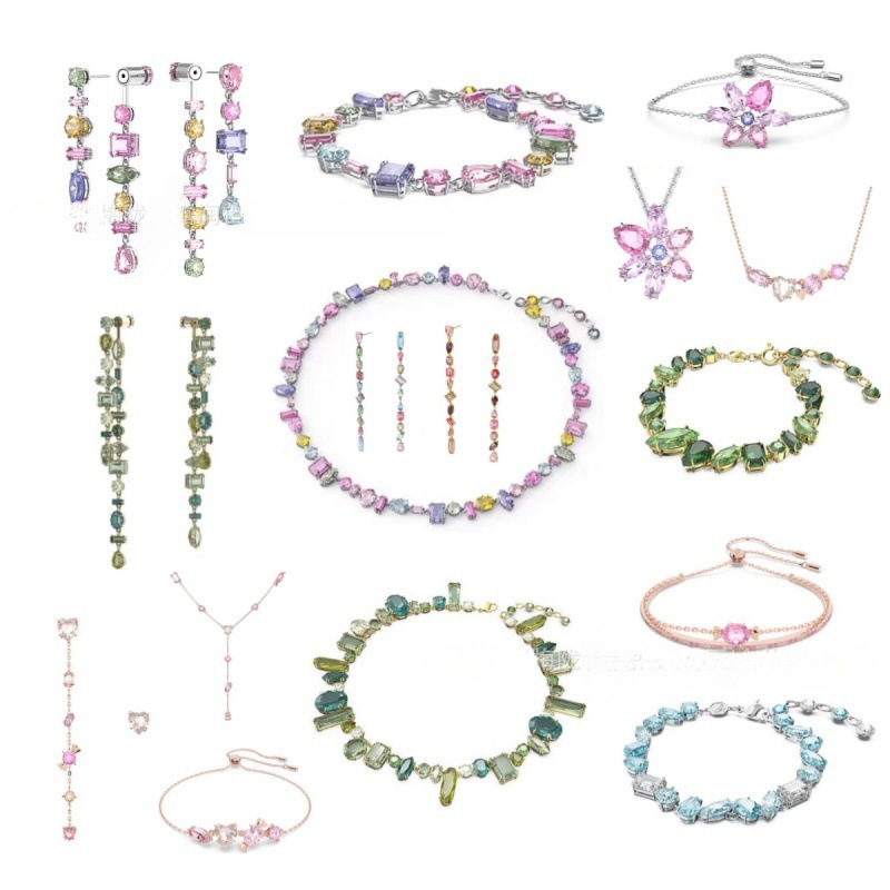 Shijia Cross-border Jewelry Gema520 Candy Ambilight Bracelet Women's Crystal Contrast Dopamine Unique Design