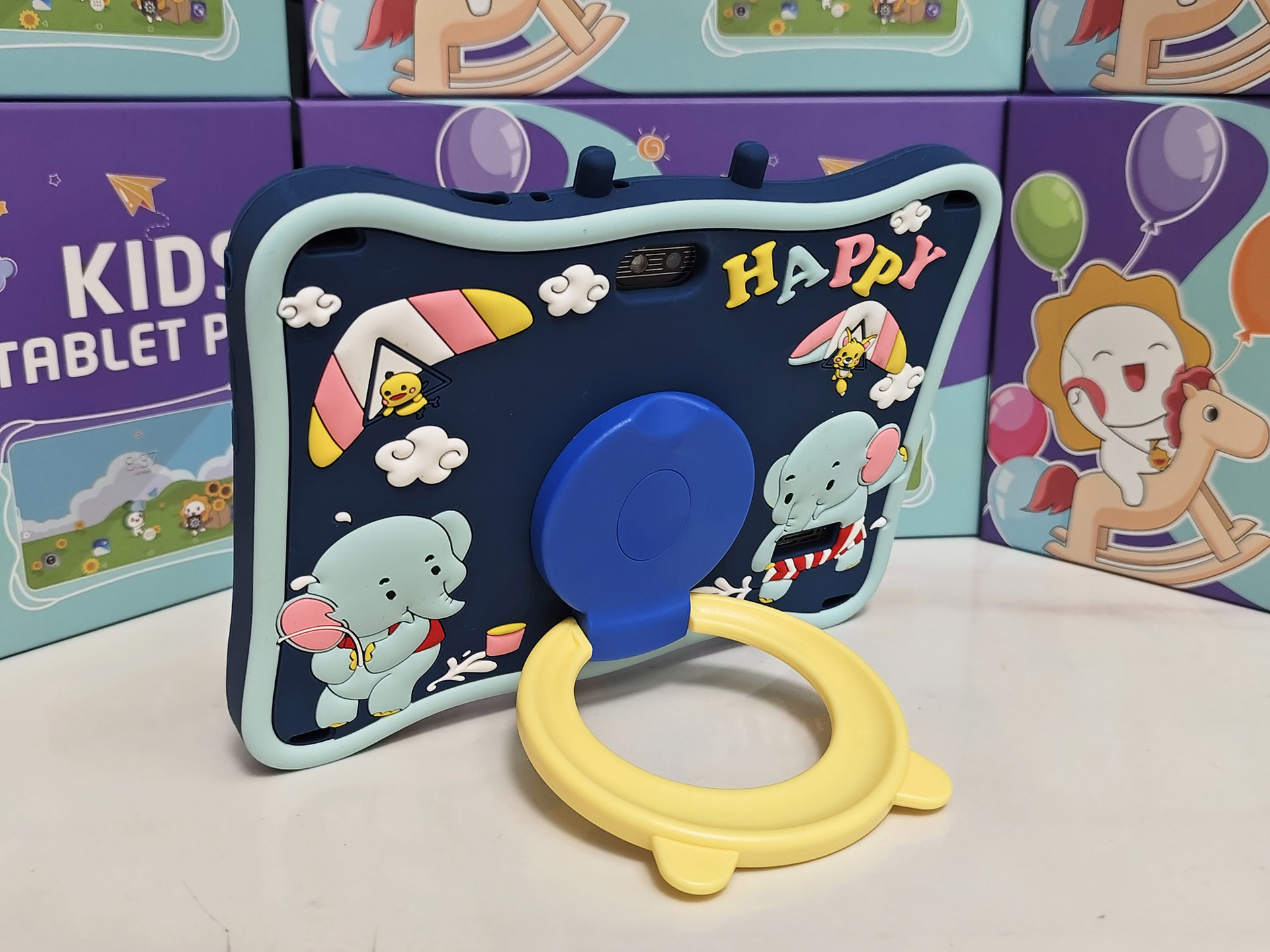 Dumbo blue leather case