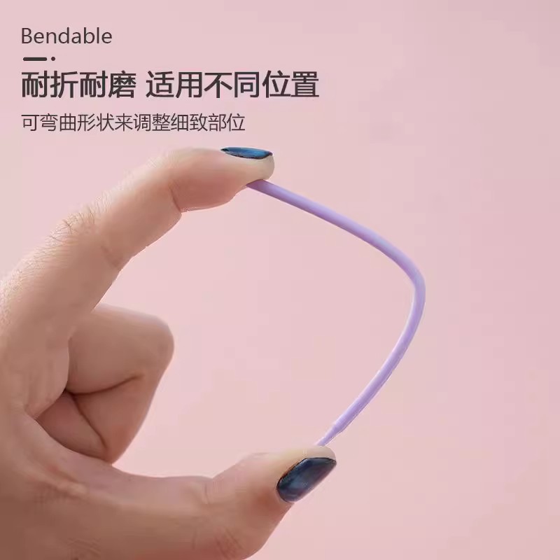 Micro Hisopos de Algodón Fino para Pestañas de Esponja Hidrofílica Cabeza Fina para Limpieza y Maquillaje de Pestañas