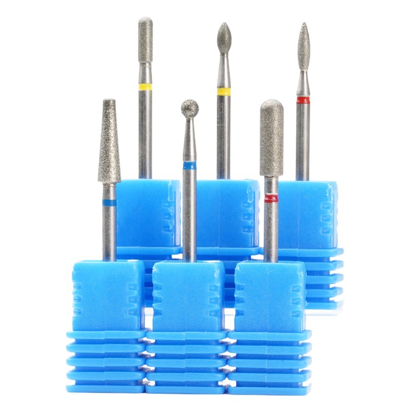 12 Pieces of Russian-Style Front Manicure Polishing Head to Remove Dead Skin, Open Flap Pocket Pants Polishing and Overflowing Polishing Machine Manicure Tool Set