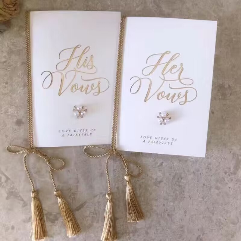 結婚式の誓いのカード シンプルなスタイルの結婚式の誓いのスピーチ ステートメント 保証 結婚式用品 グリーティングカード ワンピース ドロップシッピング スーパーマーケット|undefined