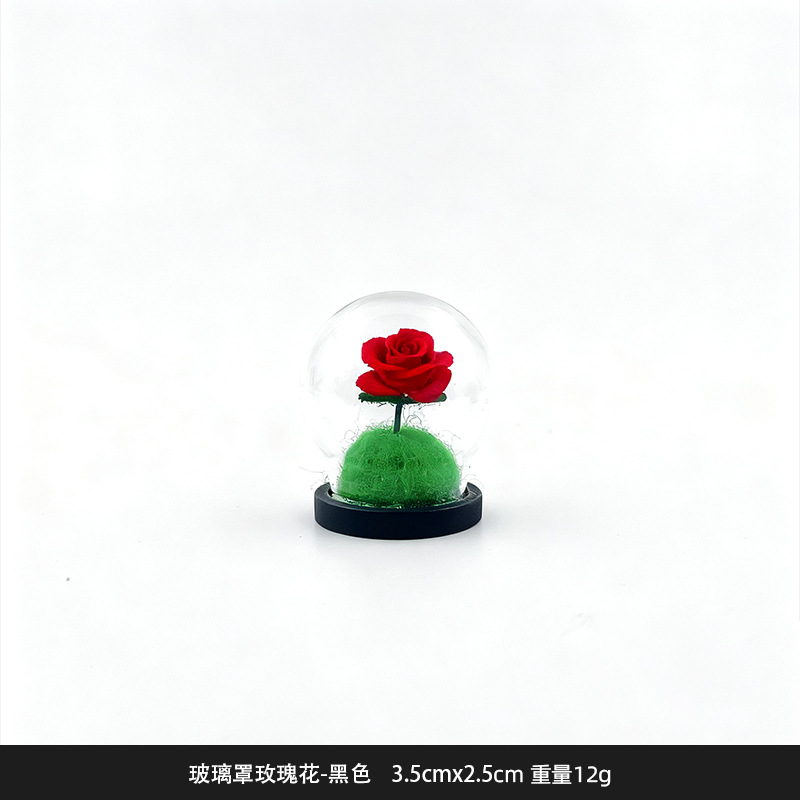 王子の小さい置物の狐のケーキdiyは永遠の花を飾って粒のデスクトップの車の樹脂のかわいい手の置物を萌えます。