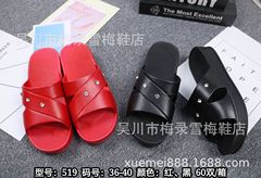 夏のスリッパの露店のスリッパの供給源の家庭の浴室の滑り止めの女性の厚い底のスリッパは卸売りのFLB-519を販売します。