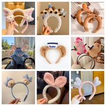 可爱毛绒发箍女儿童通用趣味料理鼠王搞怪头箍高颅顶压发发饰头饰