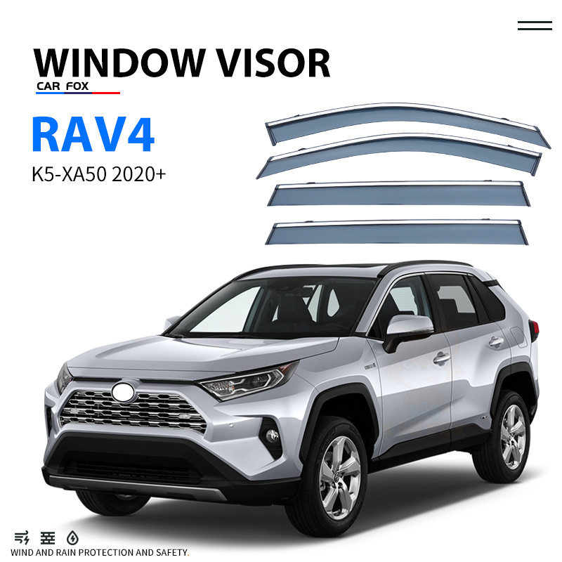 适用丰田RAV4荣放车窗晴雨挡雨板跨境TOYOTA RAV4 Window visor