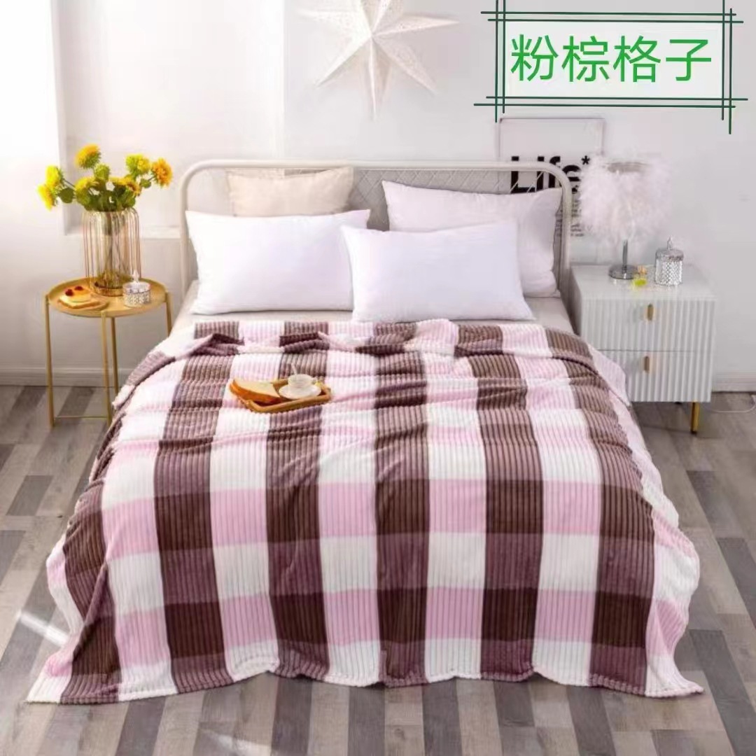 Manta de Franela para Siesta Gruesa de Poliéster Suave para Oficina y Hogar image 9