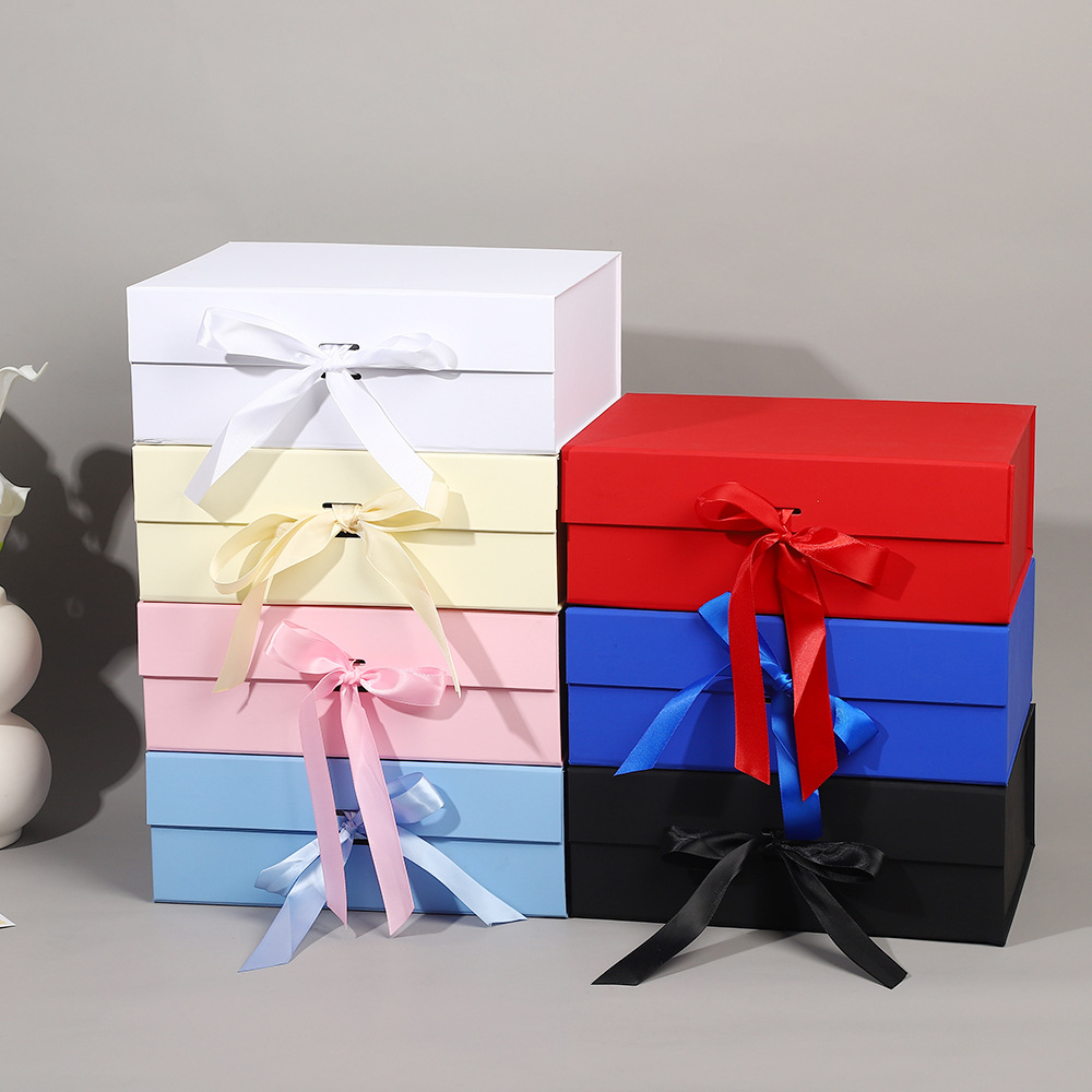 Caja plegable de una pieza de alta calidad, embalaje de regalo de vacaciones, caja de embalaje de joyería portátil de alta gama, caja de regalo de joyería