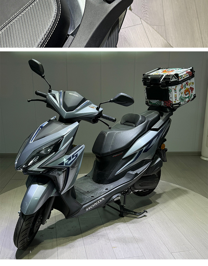 Suitable for Xindazhou Honda Split Line 125 Modified Aluminum Alloy Rear Backrest RX125 Backrest Tailstock Upgraded Thick