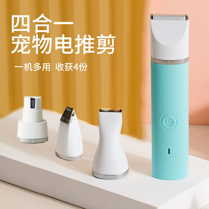 Pet Shaver perro eléctrico Clipper gato pelo empujando bajo pie pelo eliminación pelo corte recargable eléctrico Clipper suministros