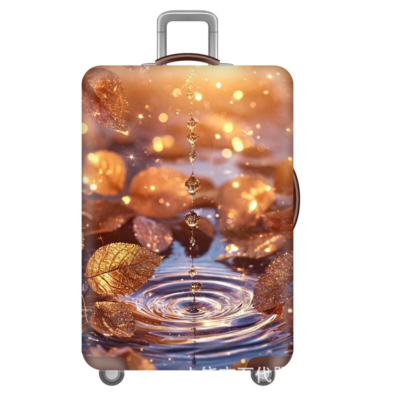 2026 3D Printed Suitcase Cover Travel Suitcase Protective Cover Dust Cover Elastic