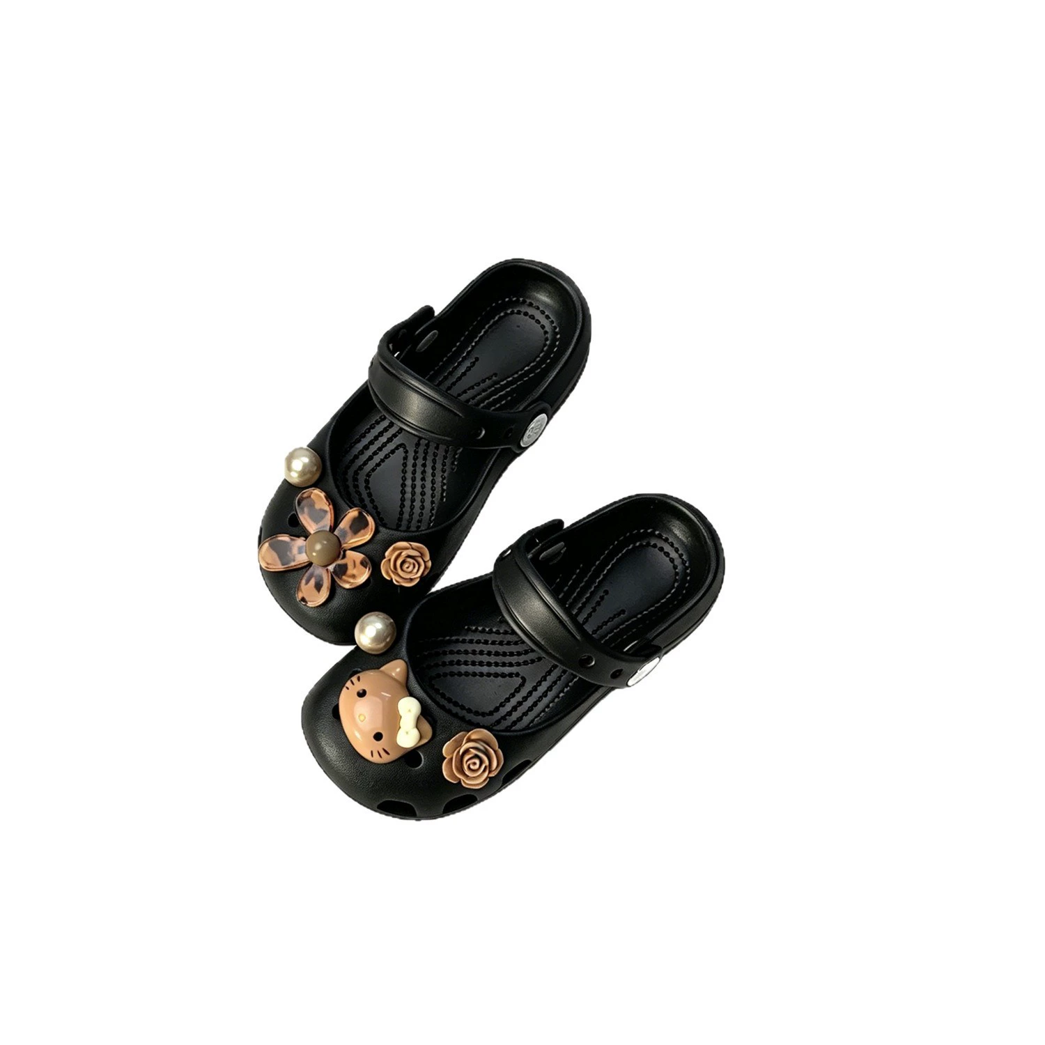 Children's Crocs 2026 Summer Slippers Girls' Sandals Baotou Outerwear Sandals Anti-Slip Baby Shoes Princess Shoes