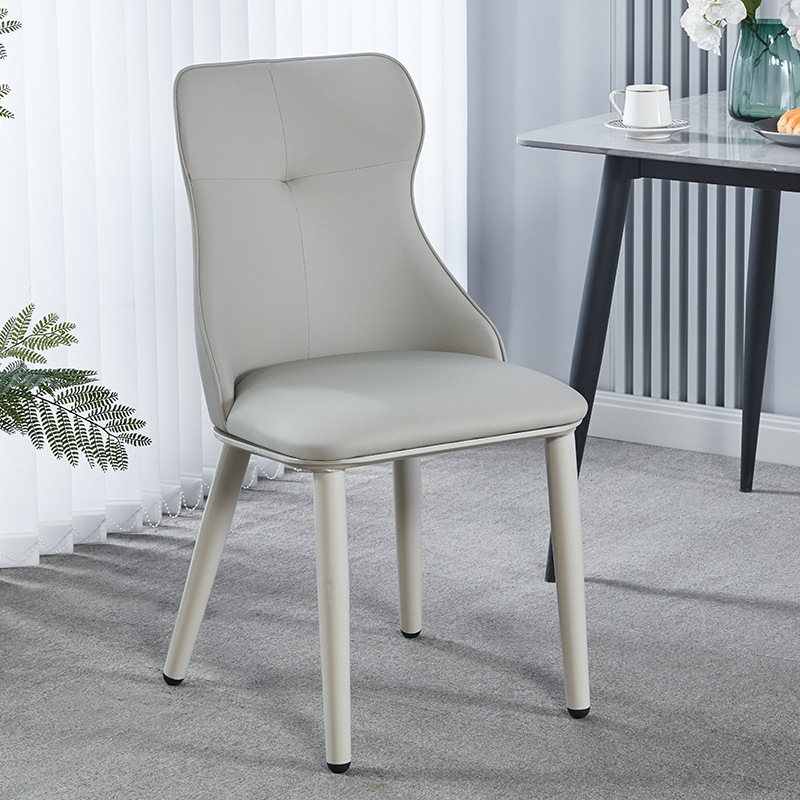 Silla de comedor moderna y simple silla de comedor de lujo ligera silla de comedor silla de mahjong confortable silla de recepción silla de hotel