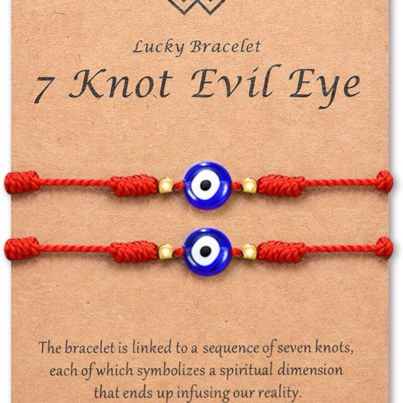 Amazon Cross-Border New Style Devil's Eye Friendship Bracelet Simple Fashion Trendy Handmade Beaded Bracelet Gift for Women Amazon Cross-Border New Style Devil's Eye Friendship Bracelet Simple Fashion Trendy Handmade Beaded Bracelet Gift for Women