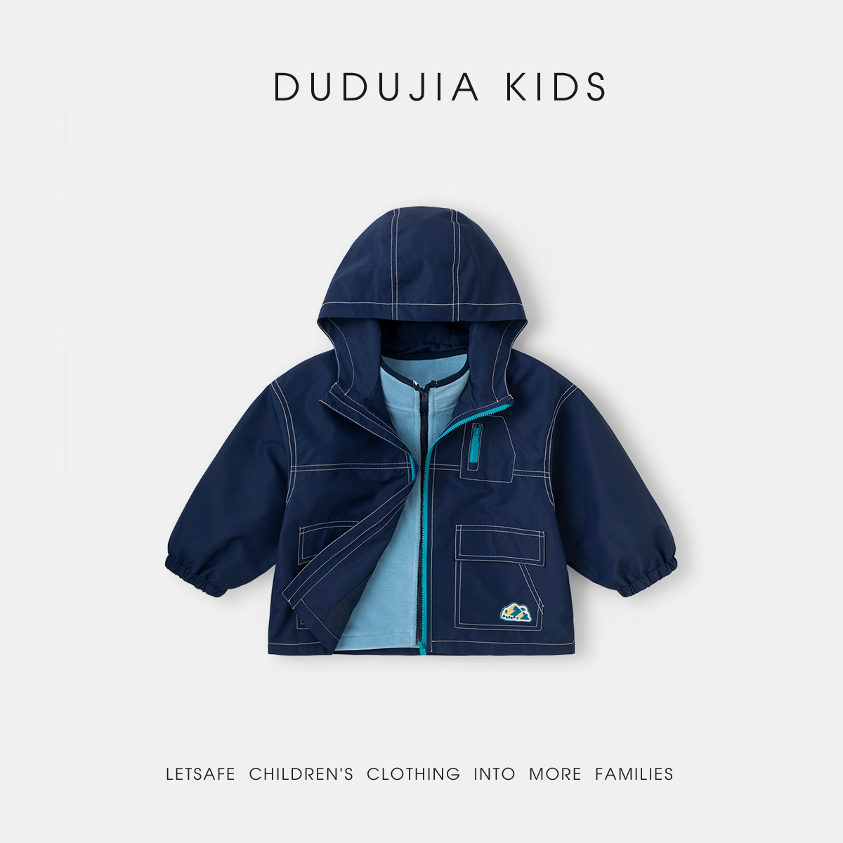 Navy blue ready stock [dupont three defenses, one garment, three wears] / 90