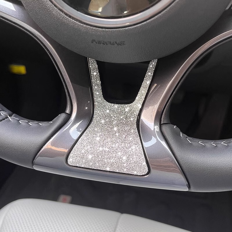 比亜迪アザラシ06dmiハンドルの装飾のドリルは爆発の車内の改造用品の専用の星空の膜を貼って貼ります。|undefined