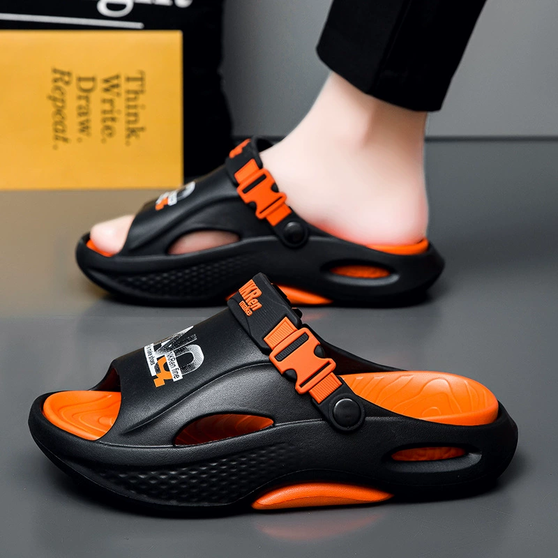 Мужские летние пляжные сандалии из кокоса, на толстой подошве, универсальные, для вождения, высококачественные, для путешествий