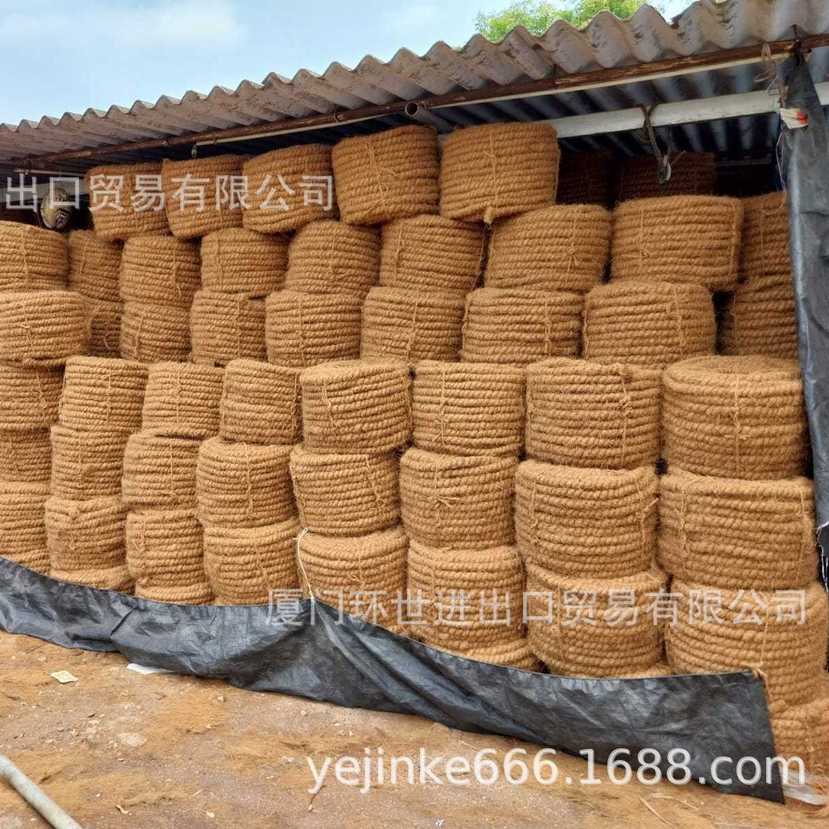 床垫与坐垫材料椰绳_椰子绳_椰棕绳_椰纤维绳_椰丝绳（艇首缆绳）