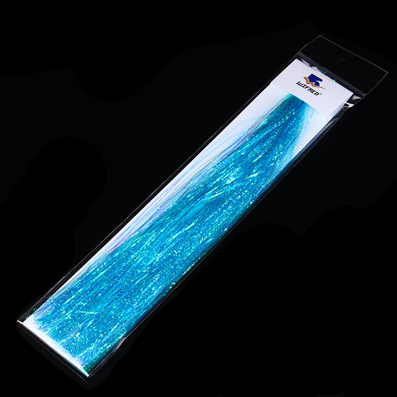 Wifreo 1mm silla brillante relieve alta reflexión correa de mosca de mar gancho material de unión 8 colores