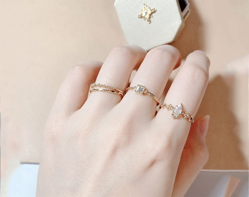 1g Weight Rings Classification 5, 6, 7, 8 Ring Size 1 Piece Quantity Holiday, Tea Party Occasion 925 Sterling Silver Material Geometric Pattern All Seasons Season Women's Gender Elegant, Simple Style Style 1 Piece 925 Sterling Silver Geometric Rings 10
